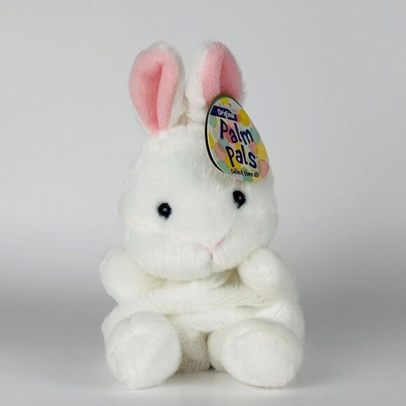 Aurora World Plush - Palm Pals - Cottontail Bunny (5 inch) - Stuffed Plush - Picture 1 of 5
